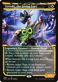 Satsuki, the Living Lore (Showcase) (NEO-399) - Kamigawa: Neon Dynasty: (Showcase)