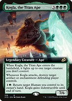Kogla, the Titan Ape (Extended Art) (IKO-328) - Ikoria: Lair of Behemoths: (Extended Art) Foil