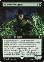 Rootweaver Druid (Extended Art) (CMR-684) - Commander Legends: (Extended Art) Foil