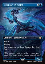 High Fae Trickster (Borderless) (FDN-307) - Foundations Foil