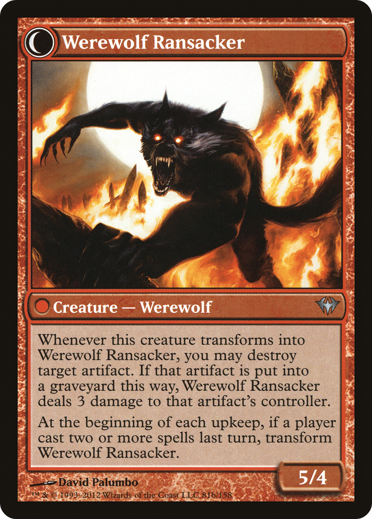 Afflicted Deserter (DKA-081) - Dark Ascension: (Double Faced Transform)