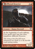 Afflicted Deserter (DKA-081) - Dark Ascension: (Double Faced Transform)