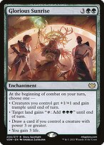 Glorious Sunrise (VOW-200) - Innistrad: Crimson Vow Foil