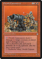 Orcish Cannoneers (ICE-) - Ice Age