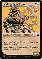 Korlessa, Scale Singer (Showcase) (CLB-427) - Commander Legends: Battle for Baldur's Gate: (Showcase)