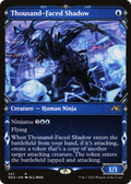 Thousand-Faced Shadow (Showcase) (NEO-337) - Kamigawa: Neon Dynasty: (Showcase) Foil