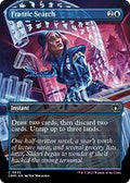 Frantic Search (Borderless) (CMM-632) - Commander Masters Foil
