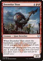 Doomskar Titan (KHM-130) - Kaldheim Foil