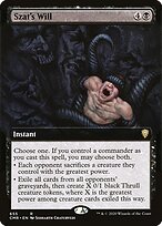 Szat's Will (Extended Art) (CMR-655) - Commander Legends: (Extended Art)