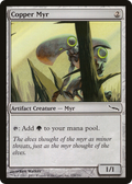 Copper Myr (MRD-158) - Mirrodin Foil