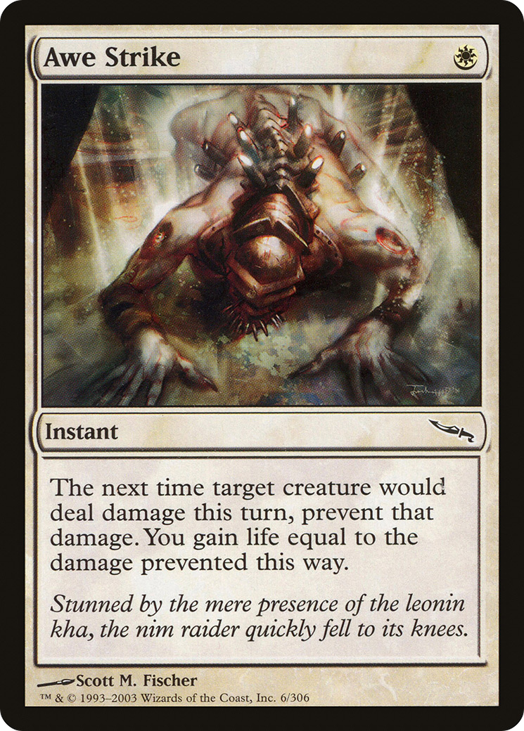 Awe Strike (MRD-006) - Mirrodin Foil