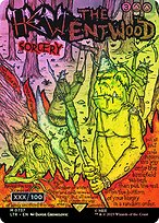 Hew the Entwood (Borderless Poster) (Serial Numbered) (LTR-737) - The Lord of the Rings: Tales of Middle-earth Foil