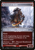 Reinforced Ronin (Showcase) (NEO-323) - Kamigawa: Neon Dynasty: (Showcase) Foil