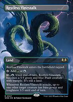 Restless Vinestalk (Borderless) (WOE-307) - Wilds of Eldraine