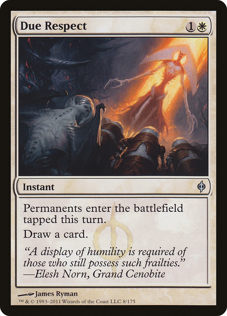 Due Respect (NPH-008) - New Phyrexia