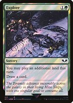 Explore (Surge Foil) (40K-213) - Warhammer 40,000 Commander Foil