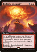 Explosive Singularity (Extended Art) (NEO-464) - Kamigawa: Neon Dynasty: (Extended Art)