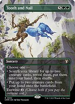 Tooth and Nail (Borderless) (CMM-652) - Commander Masters