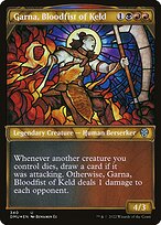 Garna, Bloodfist of Keld (Textured Foil) (DMU-340) - Dominaria United: (Showcase) Foil