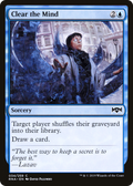 Clear the Mind (RNA-034) - Ravnica Allegiance Foil