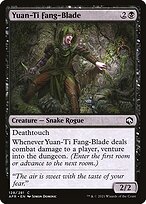 Yuan-Ti Fang-Blade (AFR-128) - Adventures in the Forgotten Realms