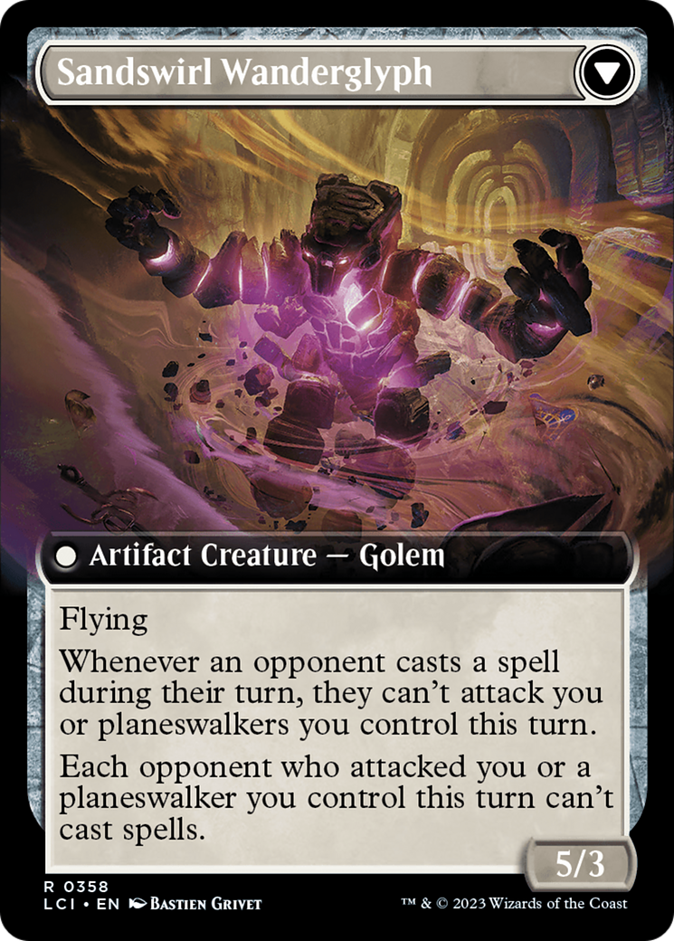 Unstable Glyphbridge (Extended Art) (LCI-358) - The Lost Caverns of Ixalan: (Extended Art) Foil