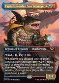 Captain Howler, Sea Scourge (Borderless) (DFT-361) - Aetherdrift Foil