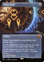 Mana Vault (Borderless) (2X2-394) - Double Masters 2022 Foil