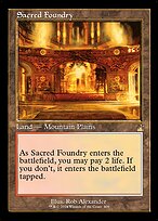 Sacred Foundry (Retro Frame) (RVR-409) - Ravnica Remastered