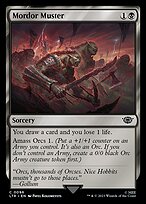 Mordor Muster (LTR-096) - The Lord of the Rings: Tales of Middle-earth Foil