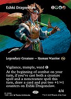 Eshki Dragonclaw (Borderless) (TDM-356) - Tarkir: Dragonstorm: (Showcase)