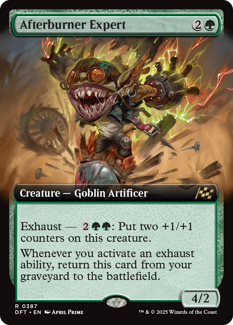 Afterburner Expert (Extended Art) (DFT-387) - Aetherdrift: (Extended Art)