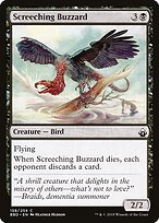 Screeching Buzzard (BBD-158) - Battlebond Foil