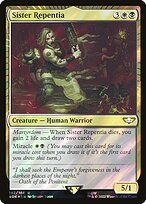 Sister Repentia (Surge Foil) (40K-142) - Warhammer 40,000 Commander: (miracle) Foil