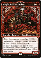 Magda, Brazen Outlaw (Showcase) (KHM-312) - Kaldheim: (Showcase) Foil