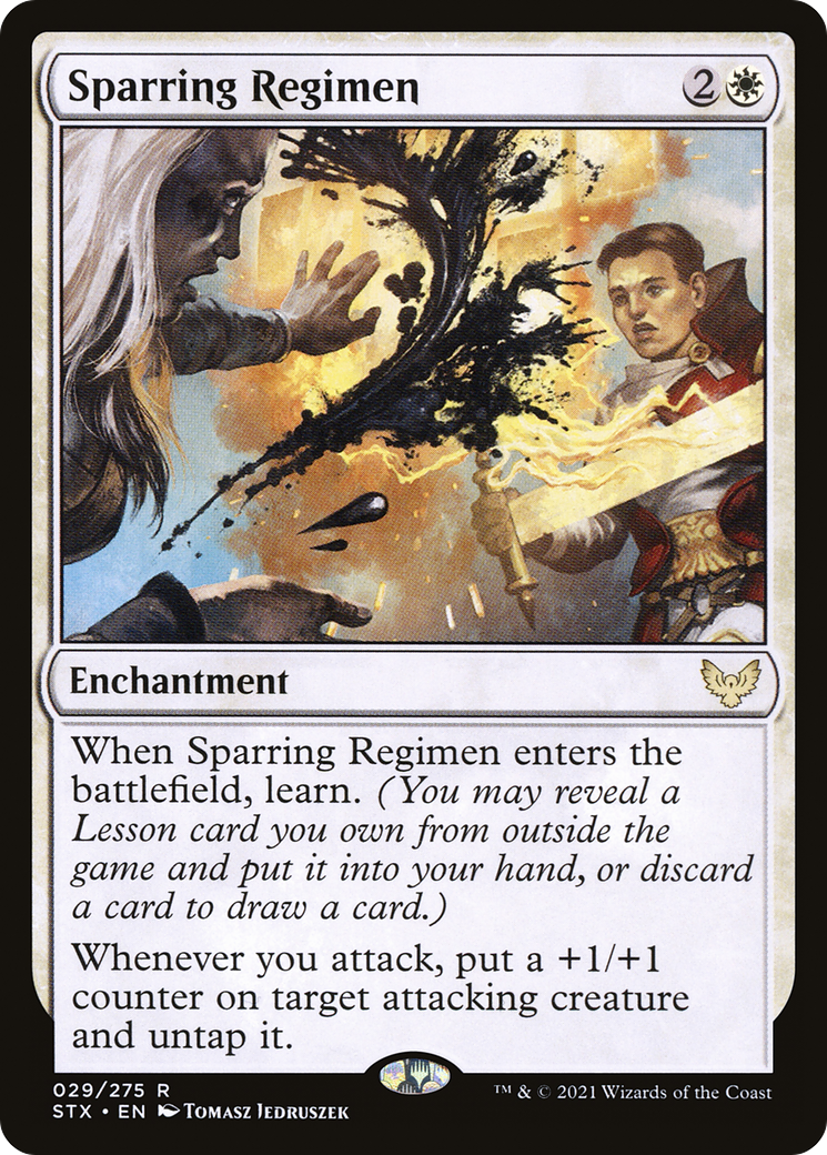 Sparring Regimen (STX-029) - Strixhaven: School of Mages