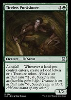 Tireless Provisioner (BLC-243) - Bloomburrow Commander