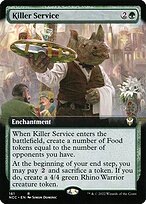 Killer Service (Extended Art) (NCC-161) - New Capenna Commander: (Extended Art)