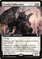 Combat Calligrapher (Extended Art) (C21-341) - Commander 2021: (Extended Art)