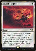 Launch the Fleet (Surge Foil) (40K-188) - Warhammer 40,000 Commander Foil