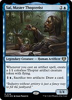 Sai, Master Thopterist (CMM-118) - Commander Masters Foil