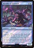 Heralds of Tzeentch (Surge Foil) (40K-023) - Warhammer 40,000 Commander Foil