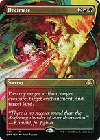 Decimate (Borderless) (DMR-444) - Dominaria Remastered Foil