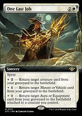 One Last Job (Extended Art) (OTJ-315) - Outlaws of Thunder Junction: (Extended Art, spree) Foil