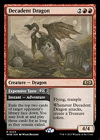 Decadent Dragon (PPWOE-223) - Wilds of Eldraine Promos
