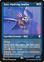 Esior, Wardwing Familiar (Foil Etched) (CMR-557) - Commander Legends Foil
