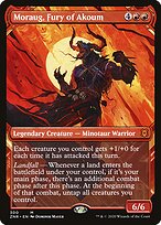 Moraug, Fury of Akoum (Showcase) (ZNR-300) - Zendikar Rising: (Showcase) Foil