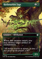 Reclamation Sage (Borderless) (FDN-340) - Foundations Foil