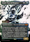 Ezuri, Claw of Progress (Serial Numbered) (MUL-168Z) - Multiverse Legends: (Showcase) (Borderless) Foil
