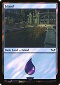 Island (307) (Surge Foil) (40K-307) - Warhammer 40,000 Commander Foil